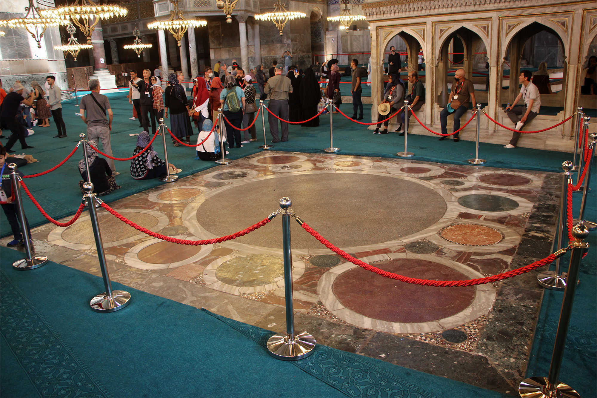 Omphalion, Hagia Sophia, Istanbul, Turkey
